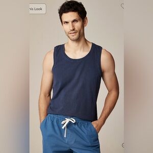 J.Crew Tall Broken-in tank top in navy